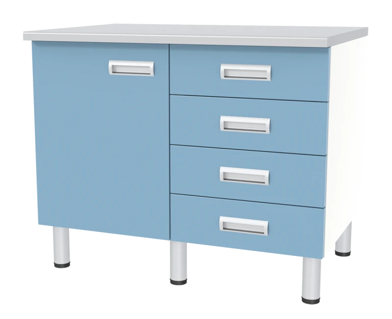 طاولة مختبرية مع خزائن وأدراج SL-03-MSK (SL-03-106)