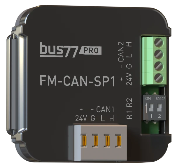 Signal Repeater for Bus Systems Enhancing Connection and Range - FM-CAN-SP1/FDM-CAN-SP1