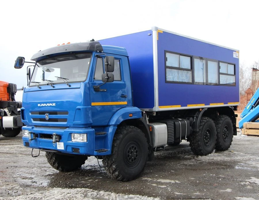 حافلة خاصة على شاسيه كاماتز 43118-RR لنقل الركاب من نوع ASV 7721T2-00
