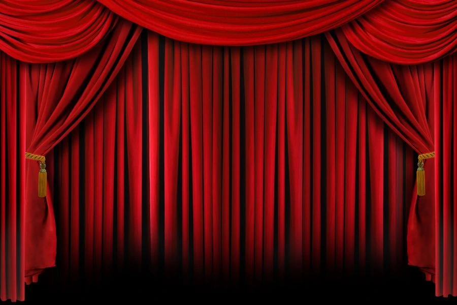 Flame-Retardant Stage Backdrop - Fabric Materials 005
