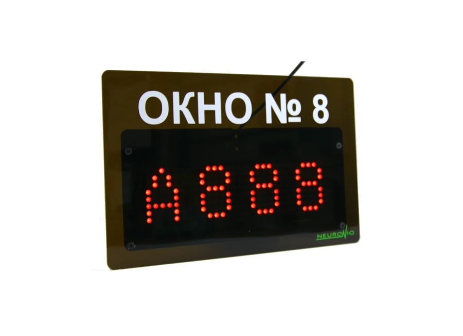 شاشة عرض المشغل LED Neuroniq TON-MR59-U 8888 (USB، ارتفاع الحرف 59 مم)