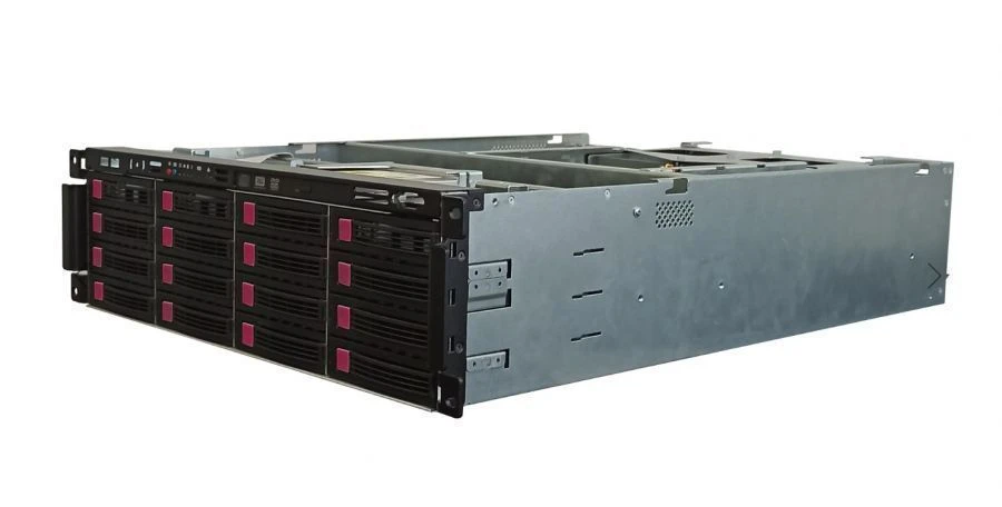 خادم QTECH QSRV-361612-E-R ثلاثي الوحدات