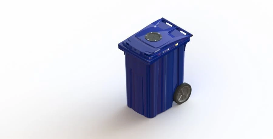 Mobile Waste Container 360L, Art. 28.C82.V/1