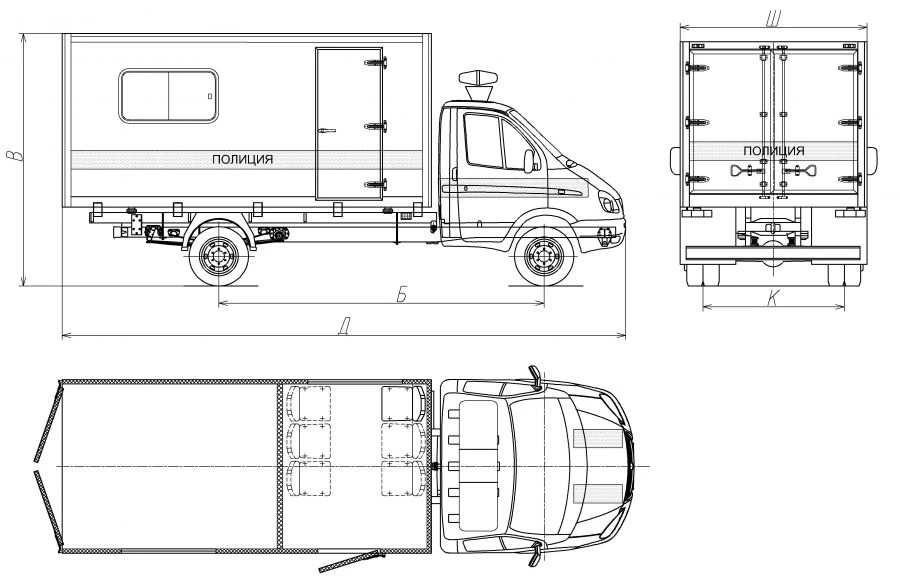 Operational Service Vehicle for Special Equipment - 3008AN & 3008CN Series