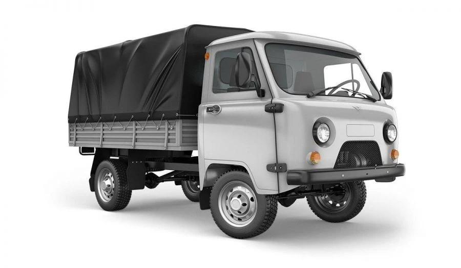 شاحنة UAZ 330365-552 مع كابينة معدنية