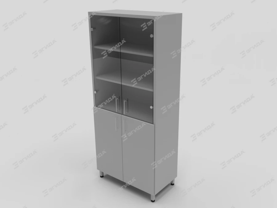 Laboratory Cabinet with Glass Doors, Series SHL