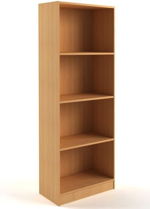 وحدة رفوف مكتبية مع أرفف مفتوحة