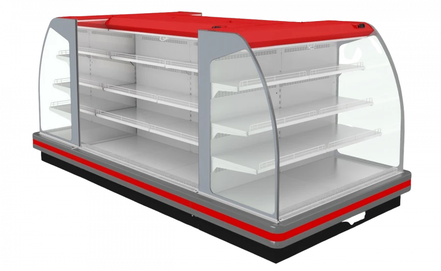 Medium Temperature Refrigerated Display Case Warsaw 220/73 VHXSp-End