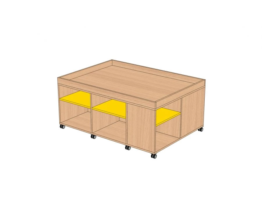 طاولة ألعاب مع حواف عمودية SI2-V