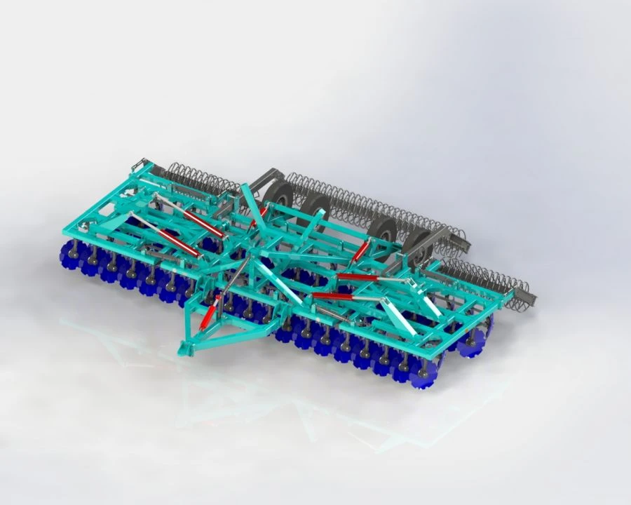 مزارع القرص القابلة للطي BDM-8x4P للمساحات الكبيرة