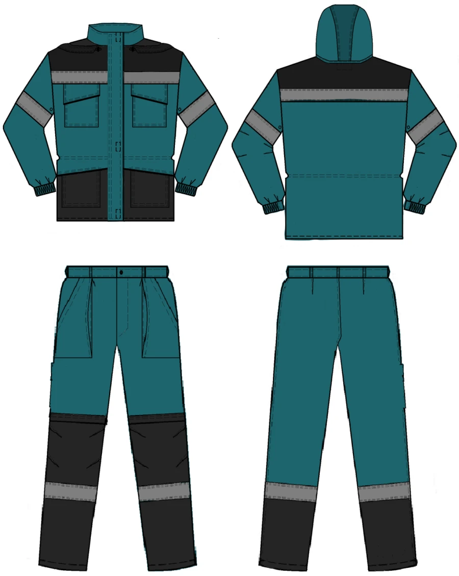 Women's Protective Suit (Jacket & Pants) for Industrial Use