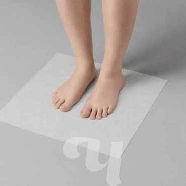 White Spunbond Disposable Mats 40x50 cm, 100 pcs/pack, Art. 03-909