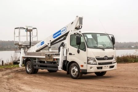 منصة العمل الجوية AГП-22Т HINO-300 22م 80/250/300كغ