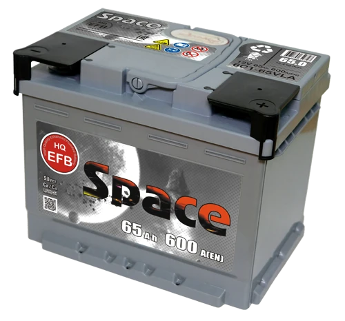 بطارية رصاصية لبدء محركات الاحتراق الداخلي 12 فولت EFB Space