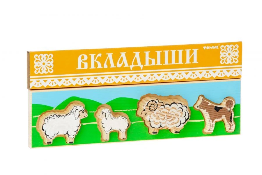 لوحة الألغاز الخشبية "أوتارا" مع 5 شخصيات حيوانات - موديل 382-3