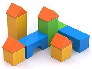 Inflatable Building Blocks Set - 13 (in Mesh)