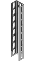 U-Shaped Profile BSUP 7-000, Stainless Steel, 50x70x200 mm to 50x70x6000 mm, 3 mm Thickness