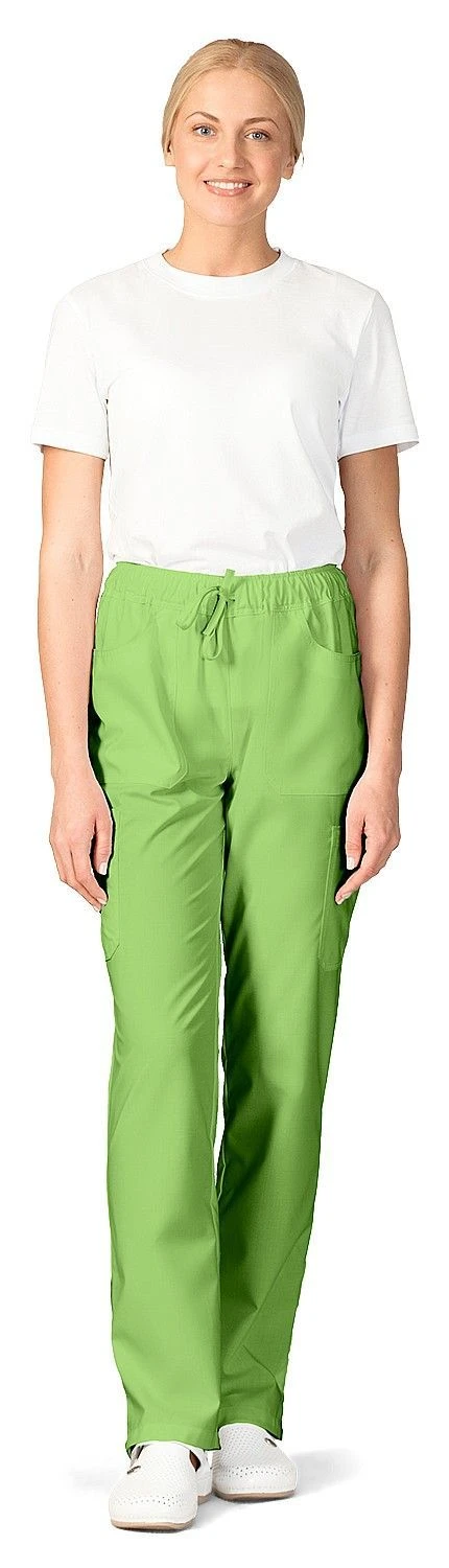 Women's Elastic Waist Pants with Front Ties and Pockets Athena Model 3.807