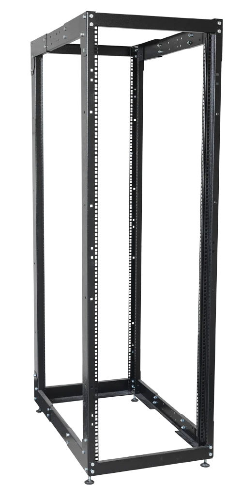 رف مزدوج LINEA F 19 بوصة، 45U، 600x800 مم، أسود LF05-45U68-2R