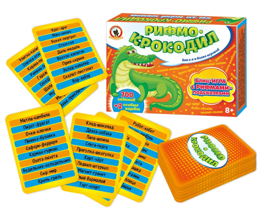 Rhyme Crocodile Game - Exciting Party Game for Friends
