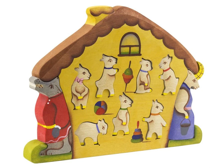 Wooden Puzzle "Seven Little Kids" 08020