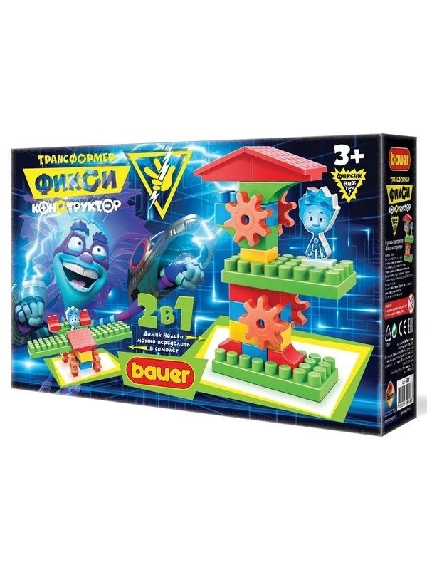 Educational Building Toy "Fixies" Series Transformer 2-in-1 Set 19 Pieces, Art. 600