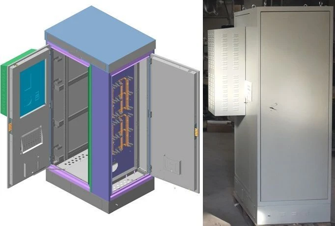 Outdoor Telecommunications Cabinet for Equipment, Model ШТУ-П-42U-1100х2450х800-КН