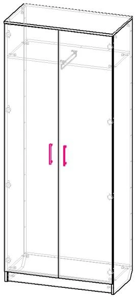 Two-Door Wardrobe G8