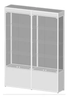 Glass Display Case 1751x400x2400