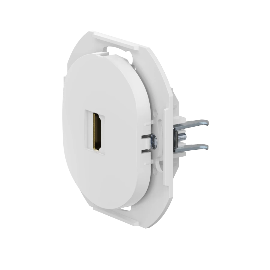 مقبس CADUCEUS ALING EON مع وحدة HDMI من النوع A-A، أبيض، رقم Art. E6163.0