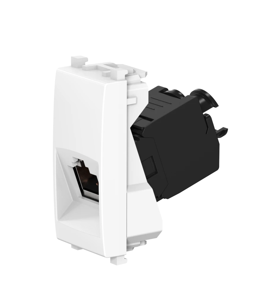 CADUCEUS ALING تجربة مقبس كايتستون RJ45 8P8C cat.6A UTP 1م
