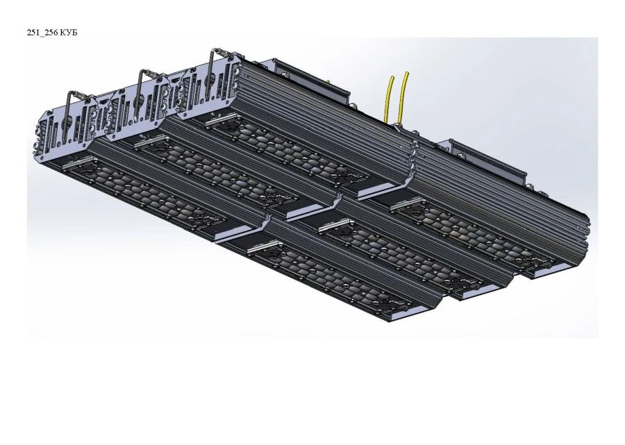 مصباح LED بتصميم صناعي "MTM IoT" سلسلة كيوبيك 260 مع 6 وحدات