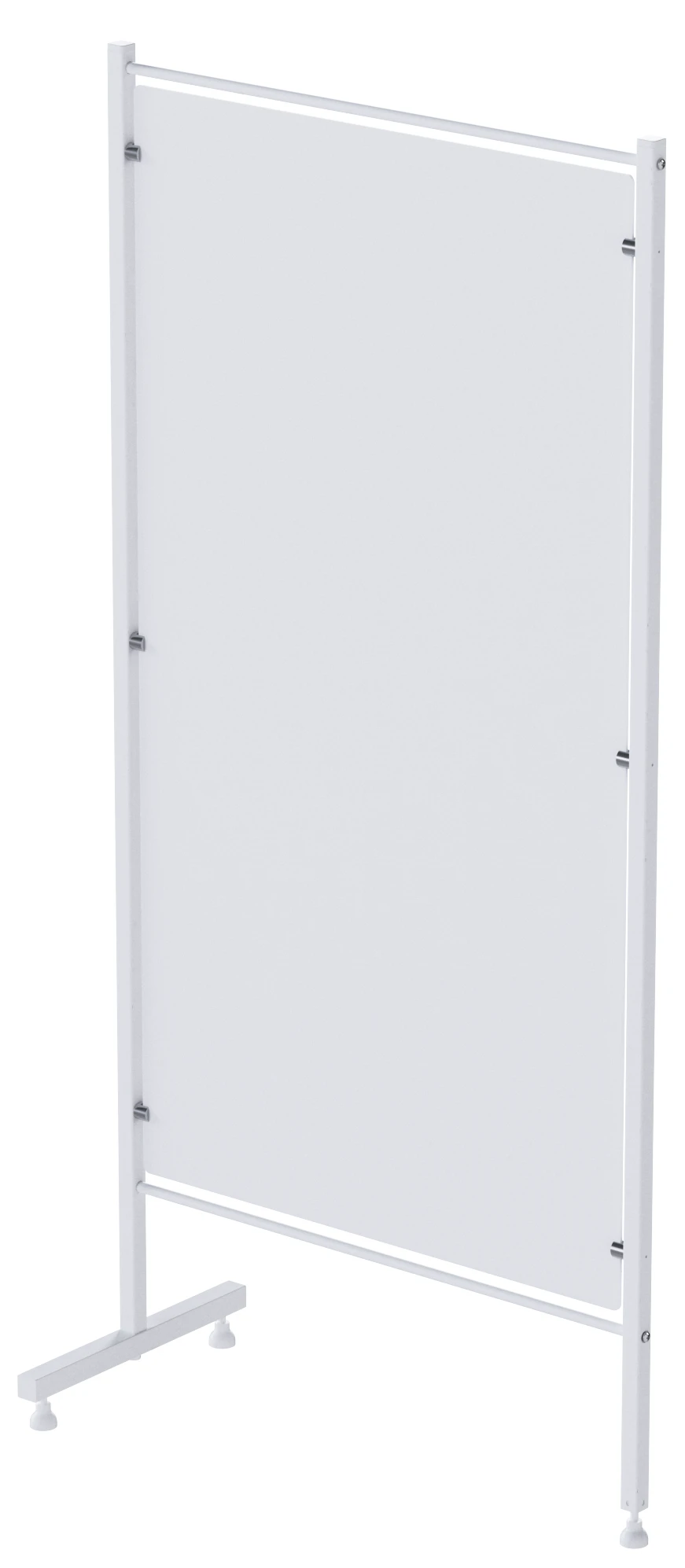 شاشة طبية قابلة للطي MCK-303P-01 بدون عجلات، قسم واحد، بلاستيك