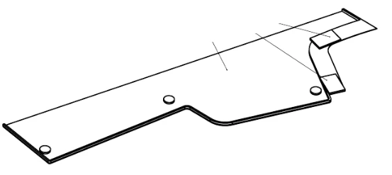 Upper Right Panel S.15-30.10.410 for Tram Cars