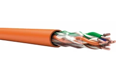 كابل TechnoLAN U/UTP Cat 5e مقاوم للحريق 2x2x0.52