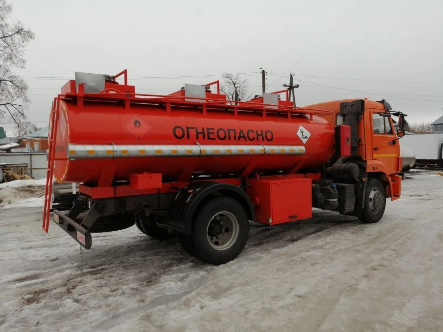 Fuel Transport Tanker 576557 on KAMAZ Chassis 65115-A5