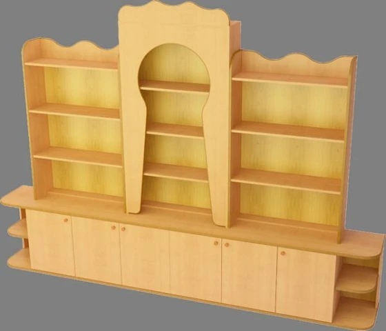 جدار تعليمي لتخزين الألعاب والمطبوعات (فن. 50046-096)