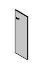 Medium MDF Door for "Air Zone" Furniture Set