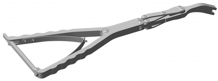Surgical Retractor for Osteosynthesis Block #1