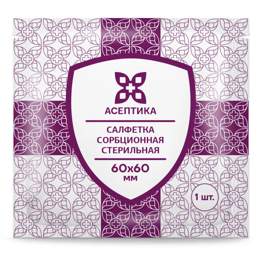 منديل ماص معقم 60x60 مم