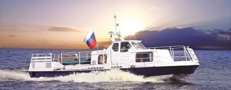 Steel River Waterjet Boat KS-110-42 for 10 Passengers