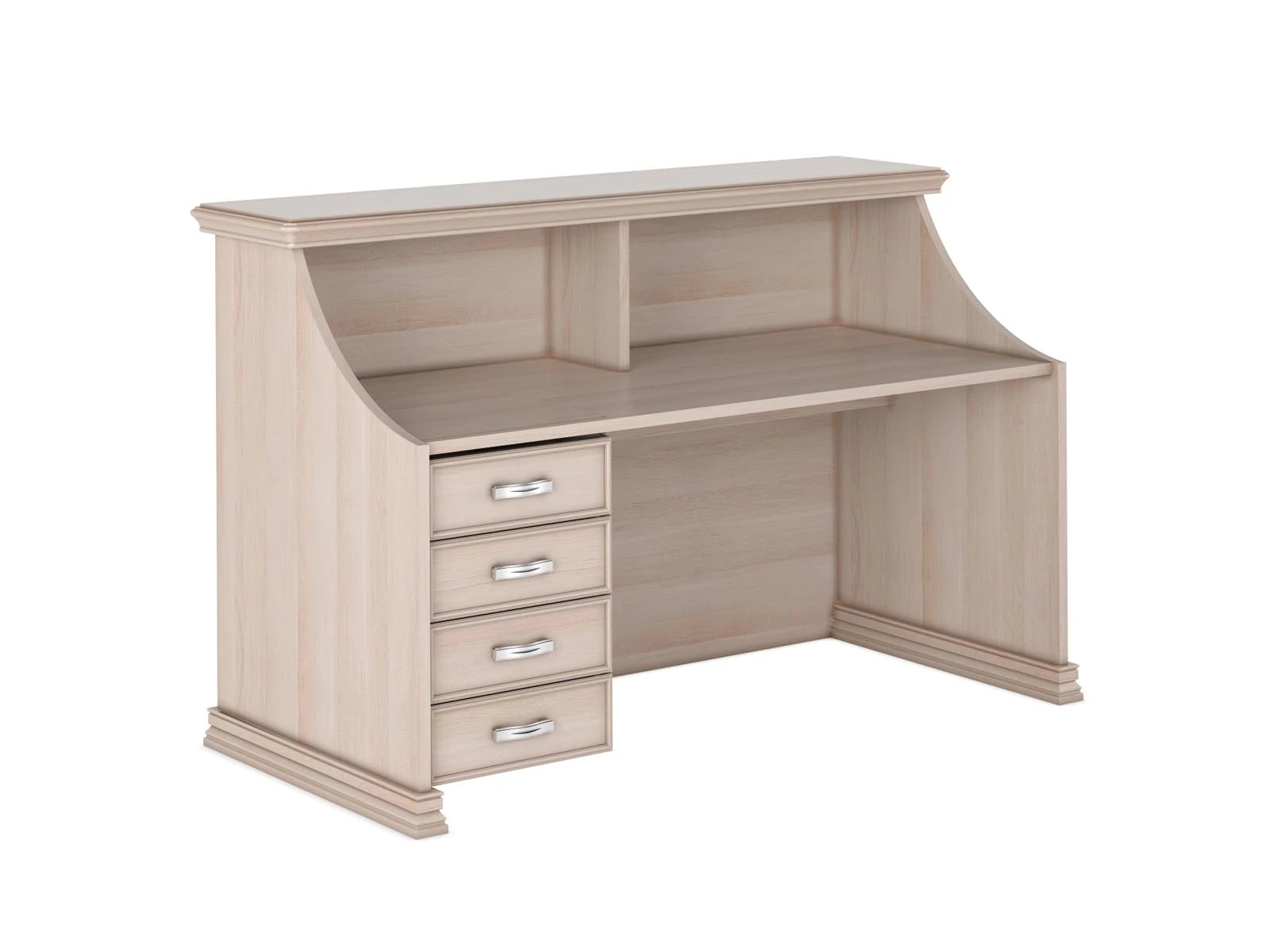 Classic Executive Desk with Hanging Cabinet, Art. PRT602