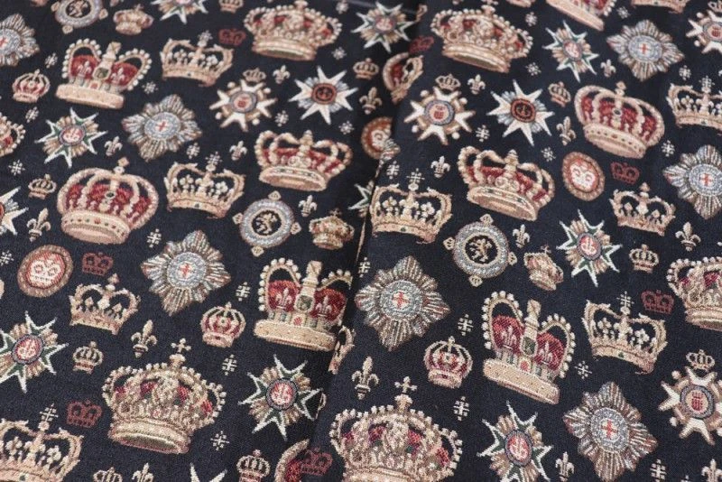 Jacquard Upholstery Fabric with Trademark "UUU", Art. 300155