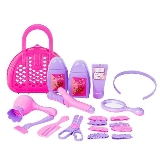 Hairdresser Play Set No. 3 in Bag - 19 Pieces