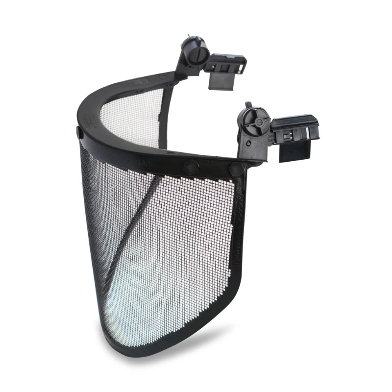 Protective Face Shield with Helmet Attachment KС Steel, Art. 04406