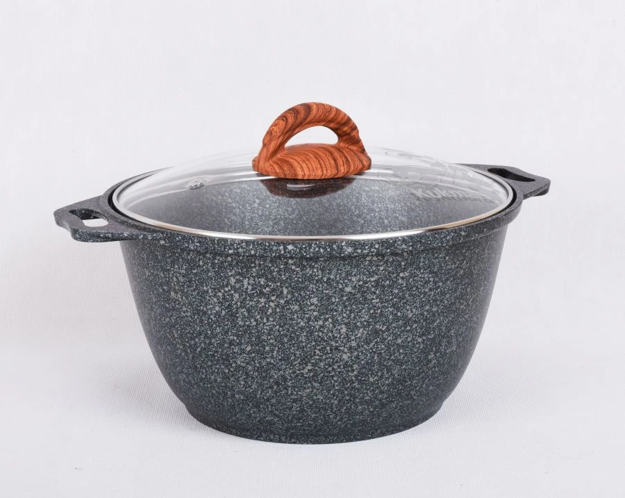 4L Cast Aluminum Cooking Pot with Non-Stick Coating - Kukmara Granit Ultra Induction