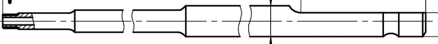 T8 Cannulated Screwdriver Working End, Article 560.1T8