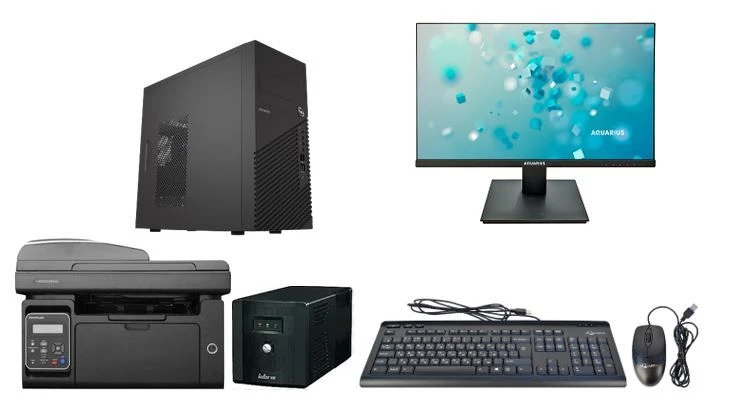 محطة عمل آلية مع كمبيوتر وإكسسوارات أكوارياس برو K760