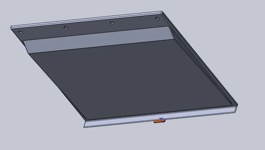 Ceiling Panel 71-411.16.23.240 for Tram Car Interiors and Exteriors