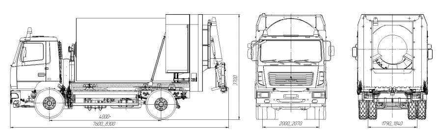 مركبة جمع النفايات ITM-216MZ